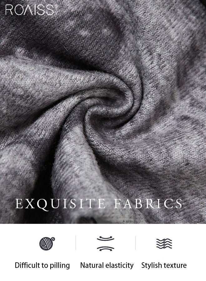 roaiss بلوزة عصرية من قماش مرقع للنساء متعددة الاستخدامات للتنقل اليومي، تي شيرت بحاشية غير منتظمة مع رباط قابل للتعديل، بلوفر يكشف عن منطقة البطن - Image 3